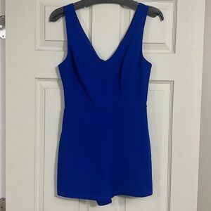 Crystal Sky Royal Blue Romper